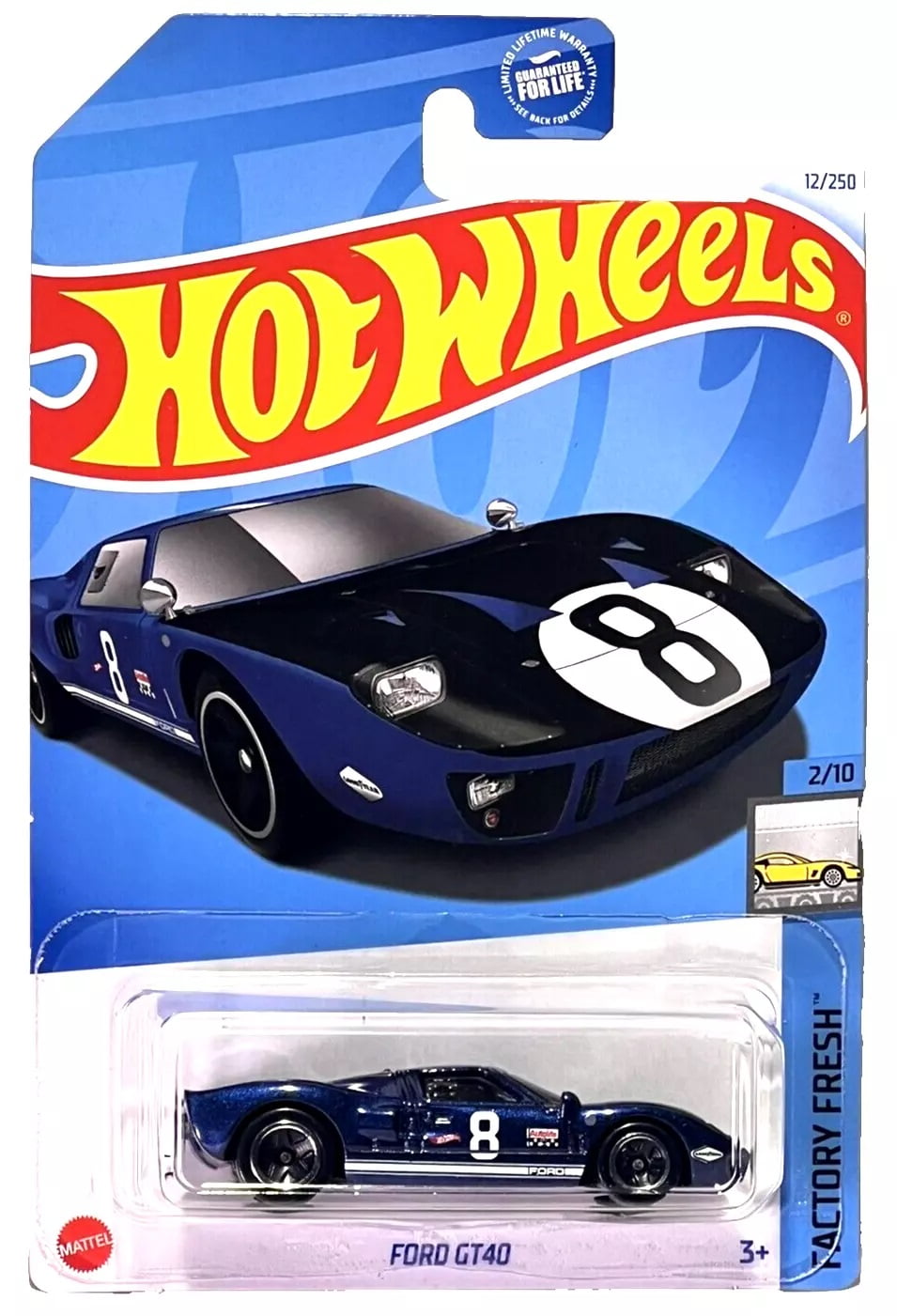 ミニカー Hot Wheels Ford GT40 Hot-Wheels-ford-GT40-12-250-