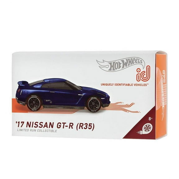 Hot Wheels id '17 Nissan GTR Vehicle with Embedded NFC Chip, 1:64 Scale