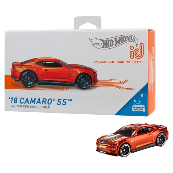 Hot Wheels id Vehicle 18 Camaro SS With Embedded NFC Chip, 1:64 Scale