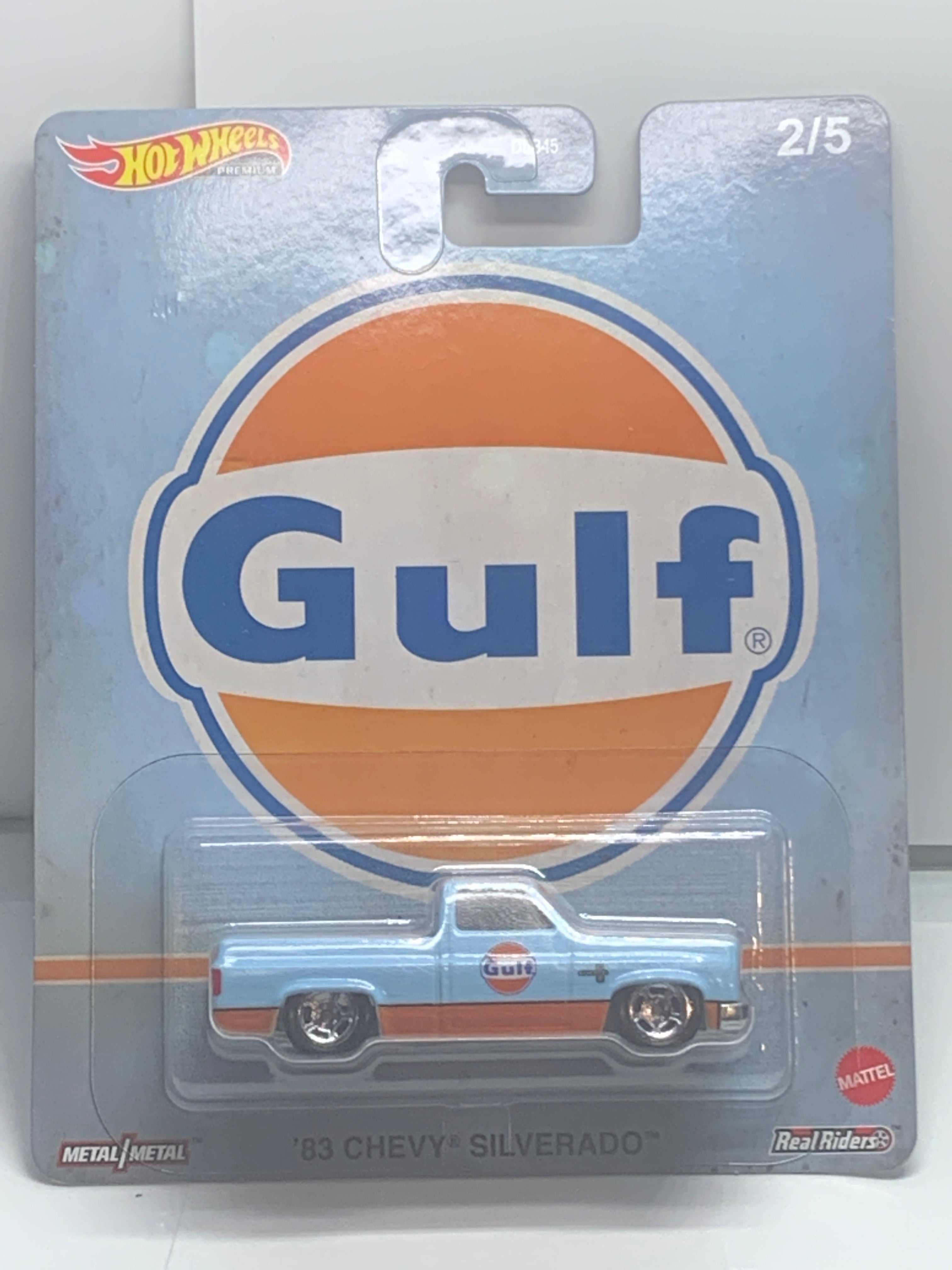 ホットウィール プレミアム Gulf Hot Wheels Premium - 1983 Chevy Silverado Gulf Pickup Truck
