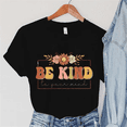 thumbnail image 1 of Hot Wildflower Be Kind To Your Mind Printed T-Shirts For Women Summer Short Sleeve Tee Shirts Round Neck Casual Summer Ladies Tops, 1 of 5