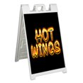 thumbnail image 1 of Hot Wings (24" X 36") Standard A-Frame Signicade, Includes Decal Applied To Stand, 1 of 4