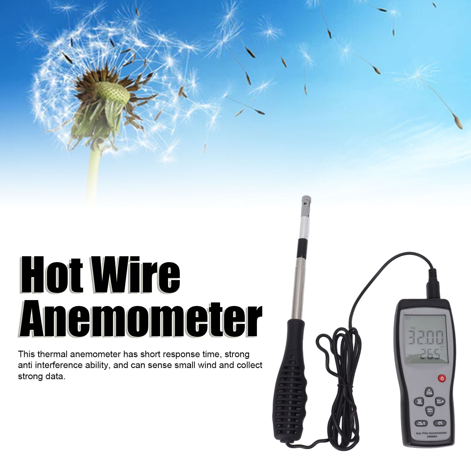 Hot Wire AnemometerHot Wire Anemometer Handheld Thermal Anemometer Handheld Anemometer Ultimate