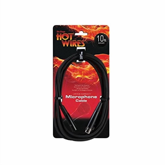Hot Wires Microphone Cable - 10 Foot