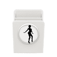 thumbnail image 1 of Hot Woman Dancing Outline Desk Pencil Holder Cup Pen Organizer, 1 of 4