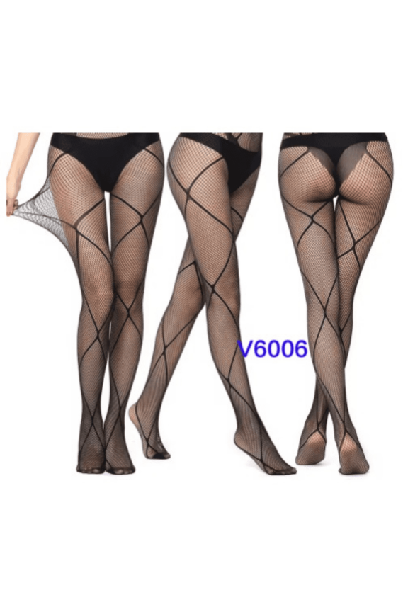 Hot Women Fishnet Mesh Tights Sexy Gothic Lace Stockings for Club & Party Wear
