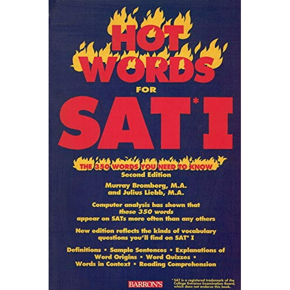 Pre-Owned Hot Words for SAT I: The 350 Words You Need to Know (Paperback) 0812017315 9780812017311