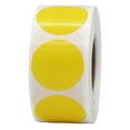 thumbnail image 1 of Hot Yellow Circle Dot Stickers | 1" Inch Round | 500 Pack, 1 of 3