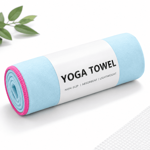 Hot Yoga Mat Towel Ultra-absorbentfiber 72" X 26.5"
