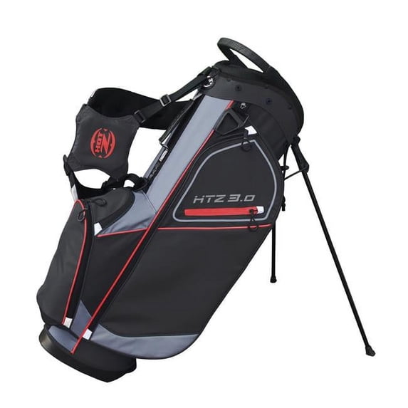 Hot-Z 3.0 Golf Stand Bag, Black, Gray & Red