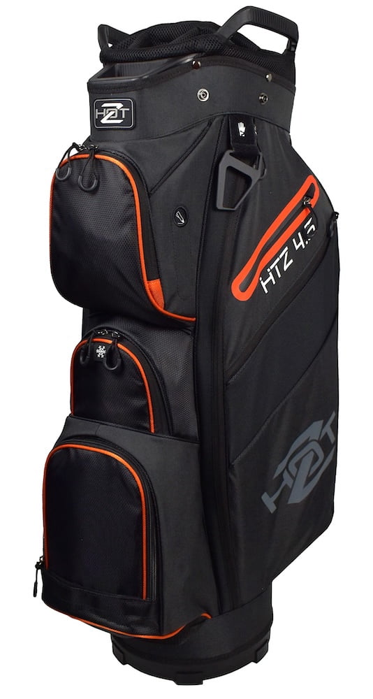 Hot-Z Golf 4.5 Cart Bag Black/Heather/Orange