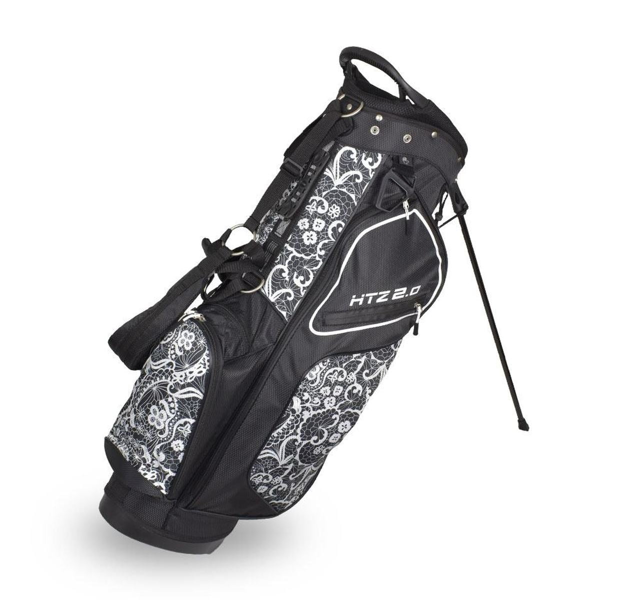 バッグ hot.by.hot.xxx23000 Hot-Z Golf Ladies 2.0 Lace Stand Bag Black/White - Walmart.com