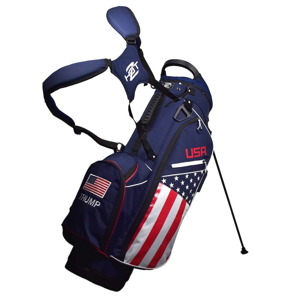 Hot-Z Golf USA Flag Stand Bag Red/White/Blue
