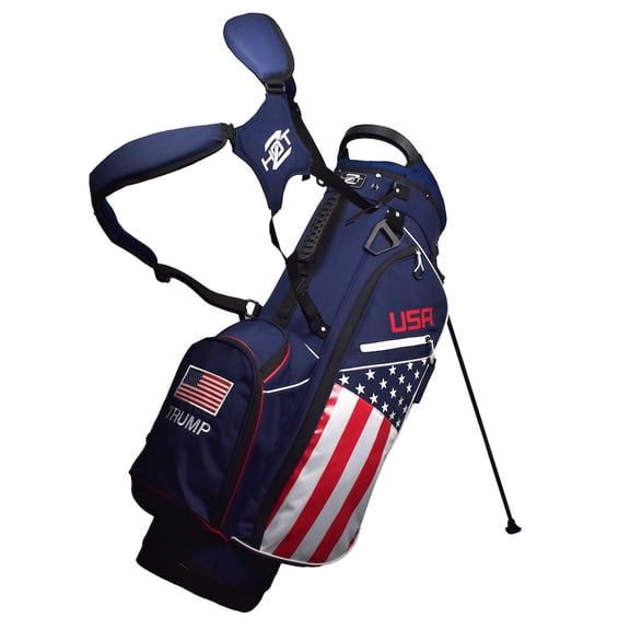 Hot-Z Golf USA Flag Stand Bag Red/White/Blue