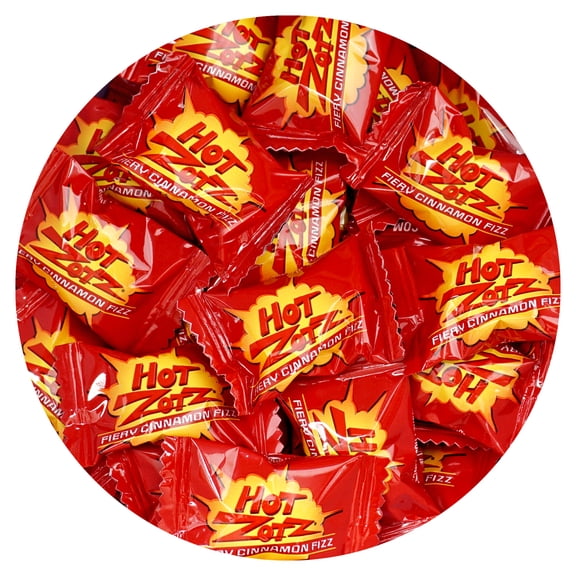 Hot Zotz Fiery Cinnamon Fizz, 1lb Bulk Bag (Approx. 90 Pieces)
