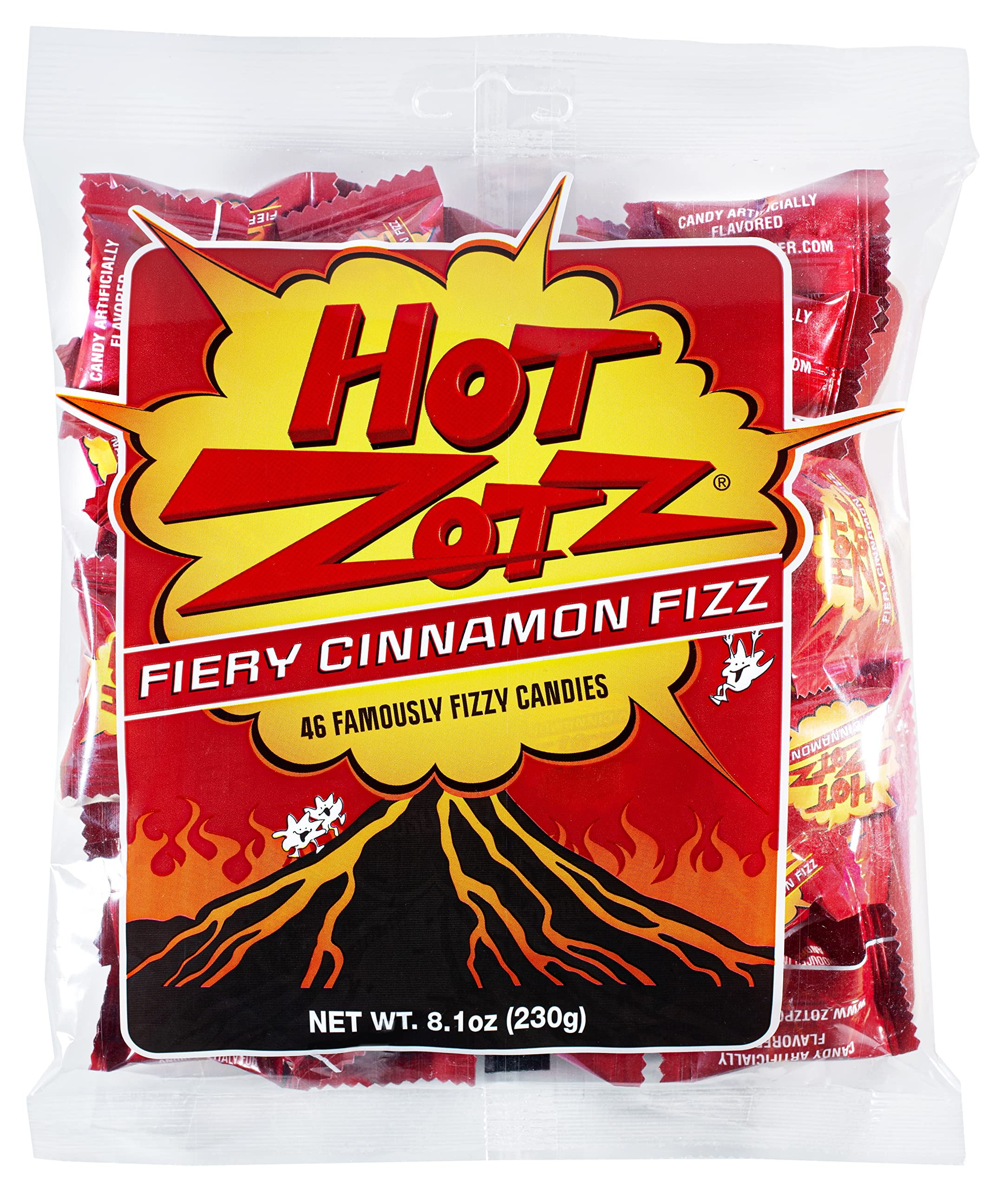 Hot Zotz, Fiery Cinnamon Fizz, 8.1 Ounce (Pack of 46)RDC27