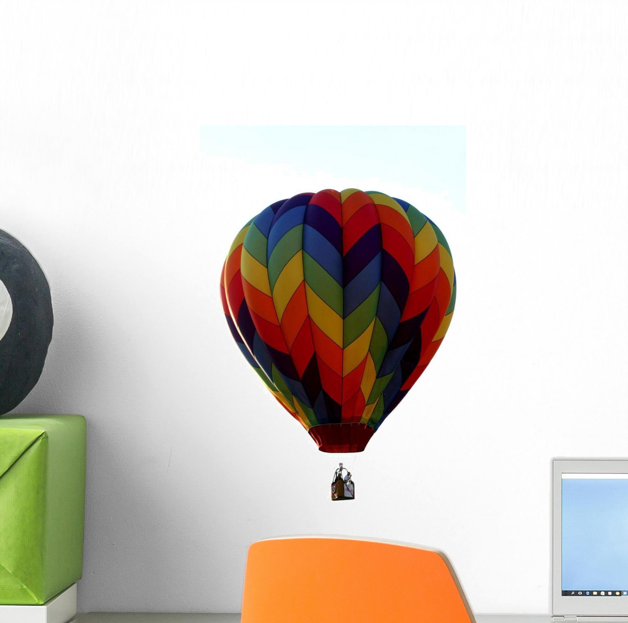 Hot-air Balloon Wall Decal by Wallmonkeys Peel and Stick Graphic (12 in ...
