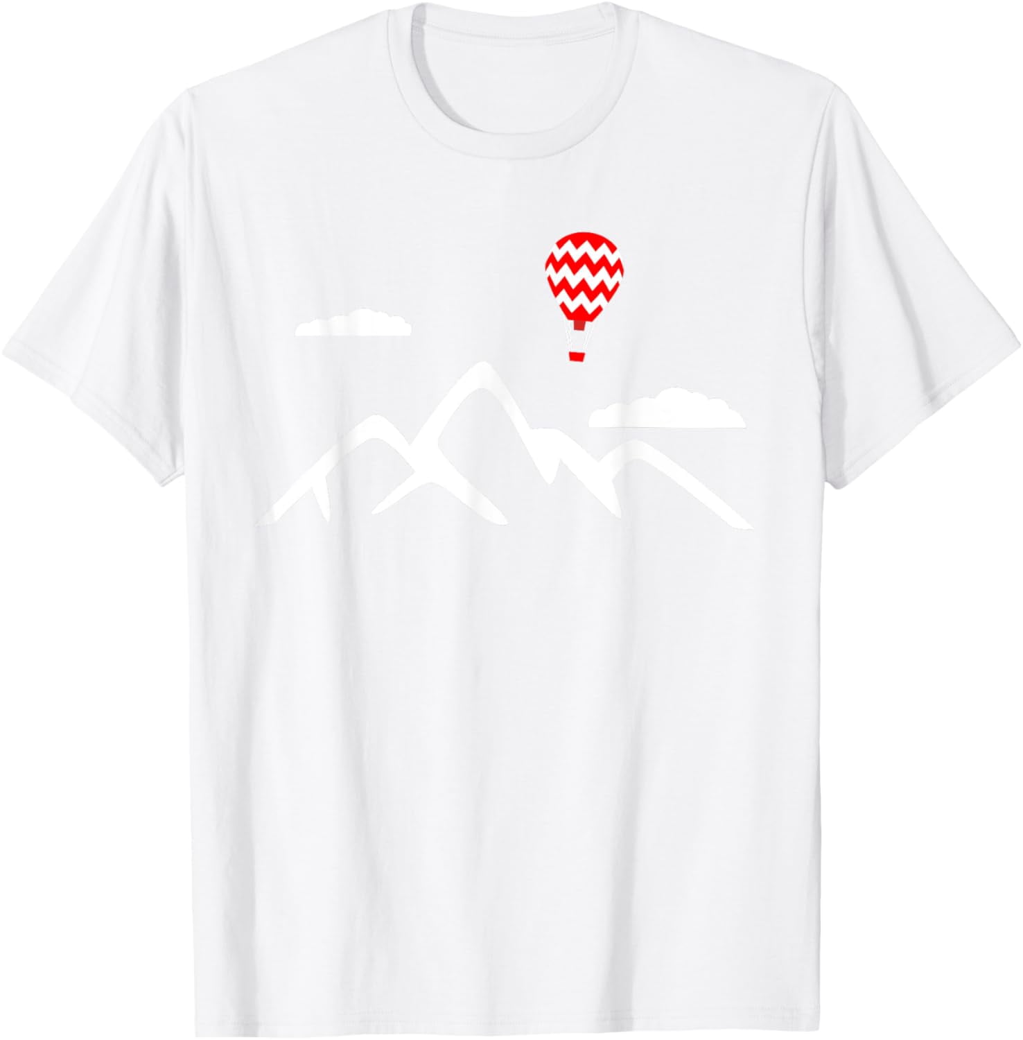 LIGHT BULB HOT AIR BALLOON T-SHIRT BLACK main image 0