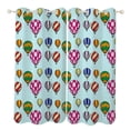 thumbnail image 1 of Hot air balloons Sunshade Curtains Home Bedroom Living Room Dining Room Home Decor Window Drapes 2 PCS, 1 of 5