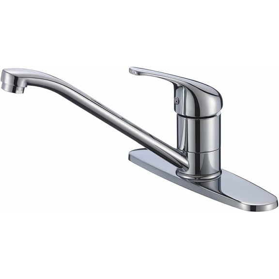 Hot and Cold Water Supply Kitchen Faucet # OF206-CHR