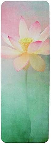 Hot bikram yoga mat for hot yoga - yoga mats with beautiful designs - eco rubber yoga mat non slip, thin, eco-friendly and long hot yoga mat - perfect sweat proof yoga mat for professional yogis