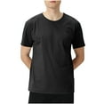 thumbnail image 1 of Hot days, bold styles YLSDY Moisture Wicking Shirts for Men Short Sleeve Workout Quick Dry Active Wear Athletic T-Shirt with Chest Zipper Pocket Black M, 1 of 8