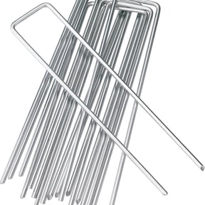 COREBAY 6" Hot-Dip Galvanized Landscape Nails (80 Pack) Heavy-Duty Stakes for Tents, Gardens & Weed-Proof Fabric