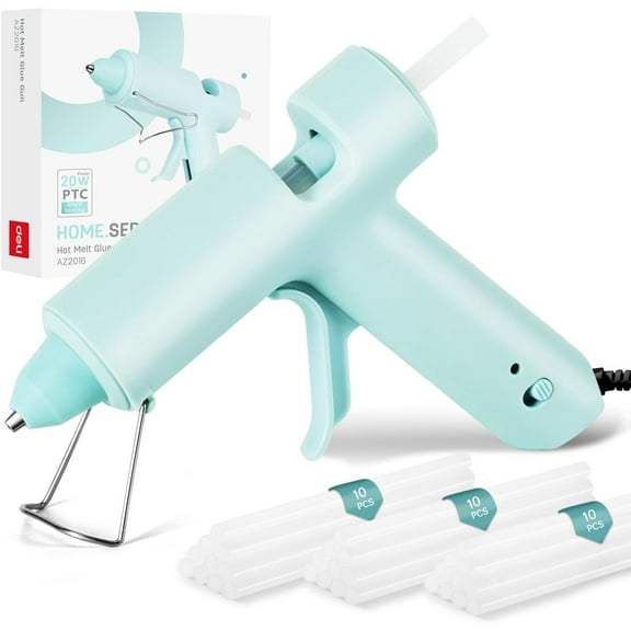 Hot glue gun, mini hot glue gun set, including 30 glue sticks