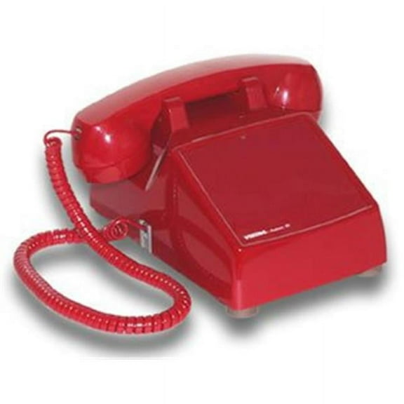 Viking Electronics Hotline Desk Phone - Red