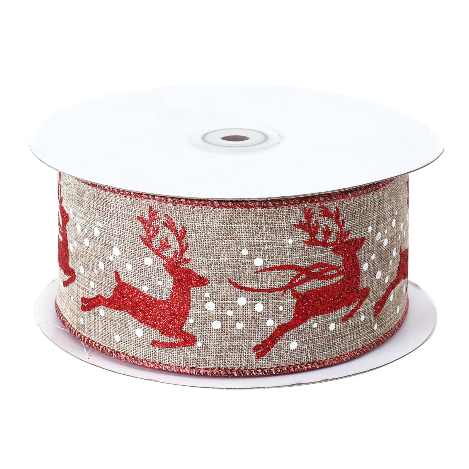 Hot Sale! Wide Edge Imitation Linen Ribbon Decorative Ribbon 6.3 Cm ...