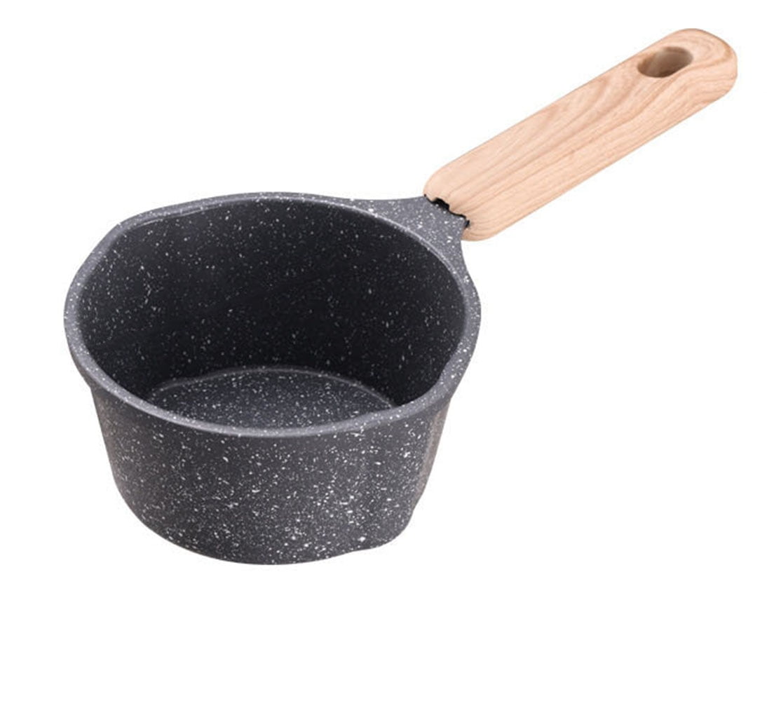 Cast Iron Hot Oil Pan Coffee Milk Warmer Pot Kitchen Sauce Pan Pour Oil Small Wok With Handle Mini Pot Melting Pot