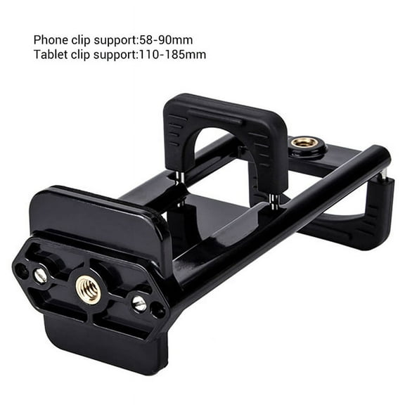 Hot sale 1PC Universal Tablet Phone 2 in 1 1/4" Tripod Mount Clamp Holder Bracket Selfie Clip