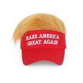 Hot sale! 2024 Hat with Hair, Make America Great Again Wig Hat