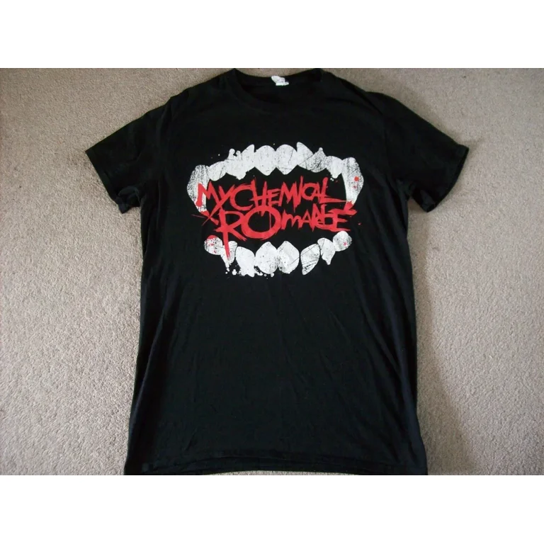 【オープニングセール】 Hot_sale!! My All Band Rock T-shirt Black Romance Chemical ミュージシャン