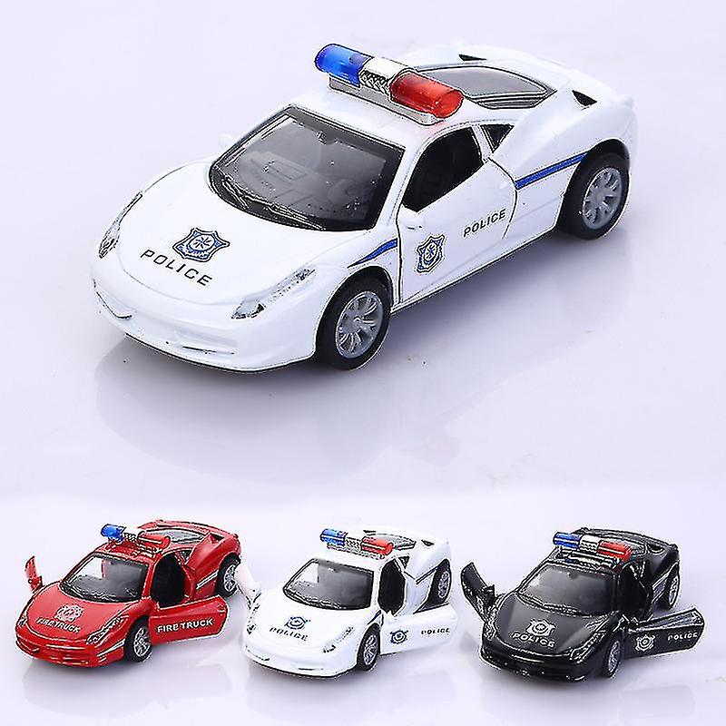 Hotsaling Diecast Cars 1/36 Scale Model Police Cars Series