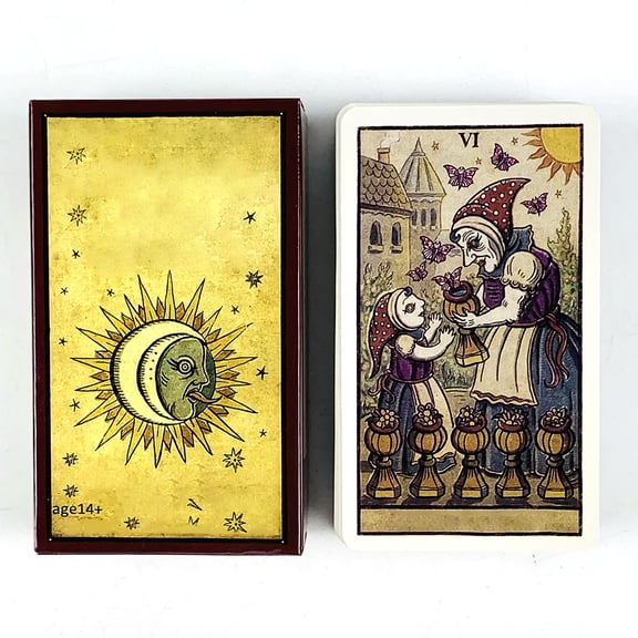 Hot-selling Tarot Cards English Version Fate Divination Edition Cards Game Family Gathering Board Games,Halloween Christmas Gift
