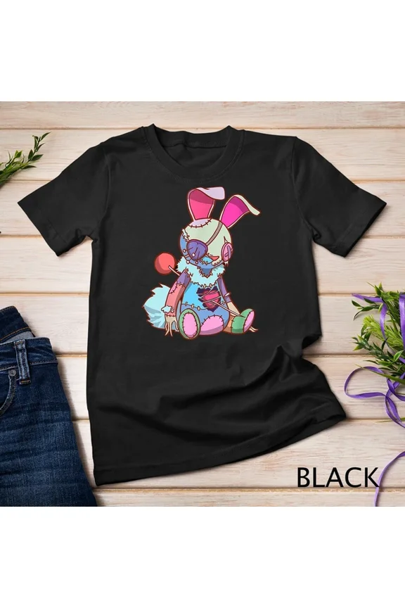 Hot trending Kawaii Bunny Pastel Goth Voodoo Doll T-Shirt - Birthday Gifts