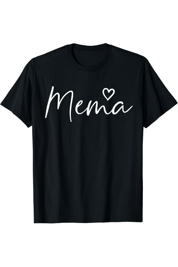 Hot trending Mema Gifts For Women Grandma Heart Mother'S Gift Mema T-Shirt - Birthday Gifts