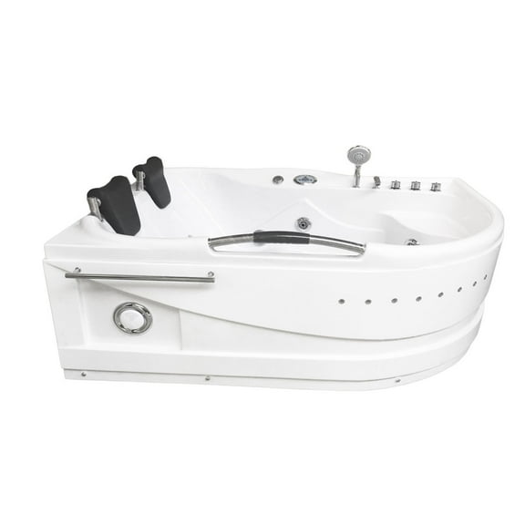 Hot tub white 67 X 47 double pump with Heater Cayman
