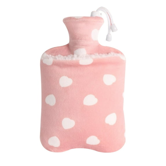 Hot water bottle with lid