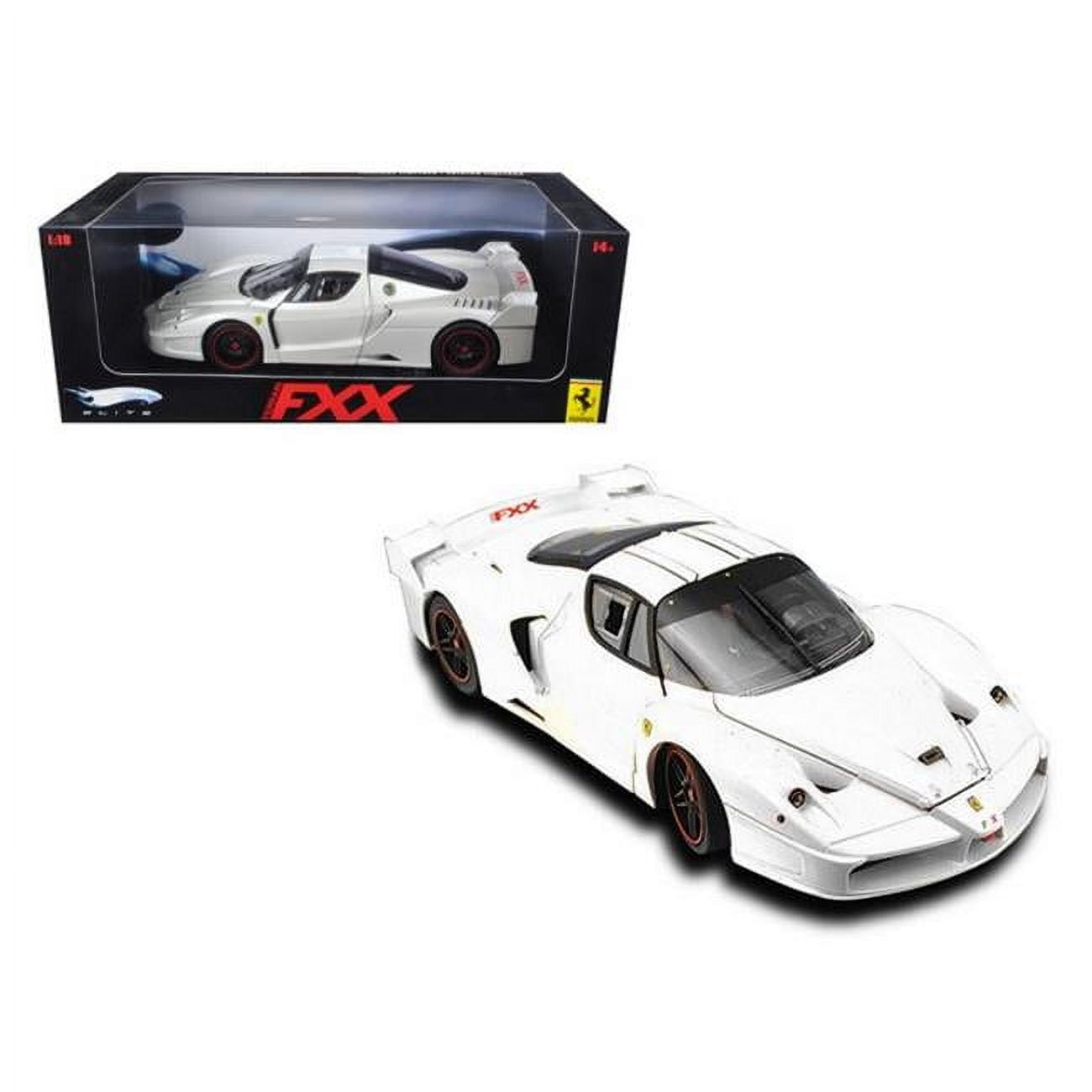 Mattel Hot Wheels L7128 Ferrari Fxx Pearl White 1/18 Km0 | eBay