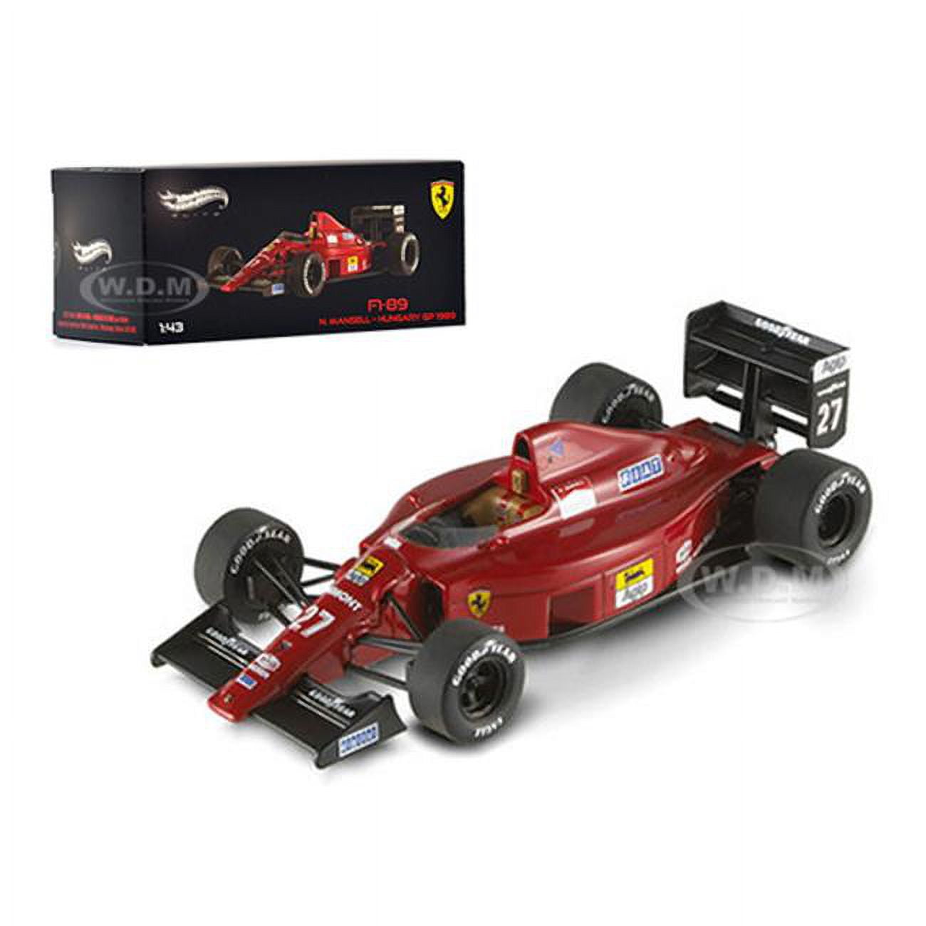 Hot wheels X5517 Ferrari F1-89 No.27 Nigel Mansell Hungary