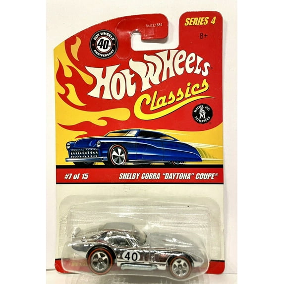 Hot wheels classics series 4 Shelby Cobra Daytona Coupe Silver