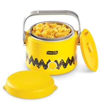 Peanuts x Dash Hot2go Heated Lunch Box, Yellow/Black