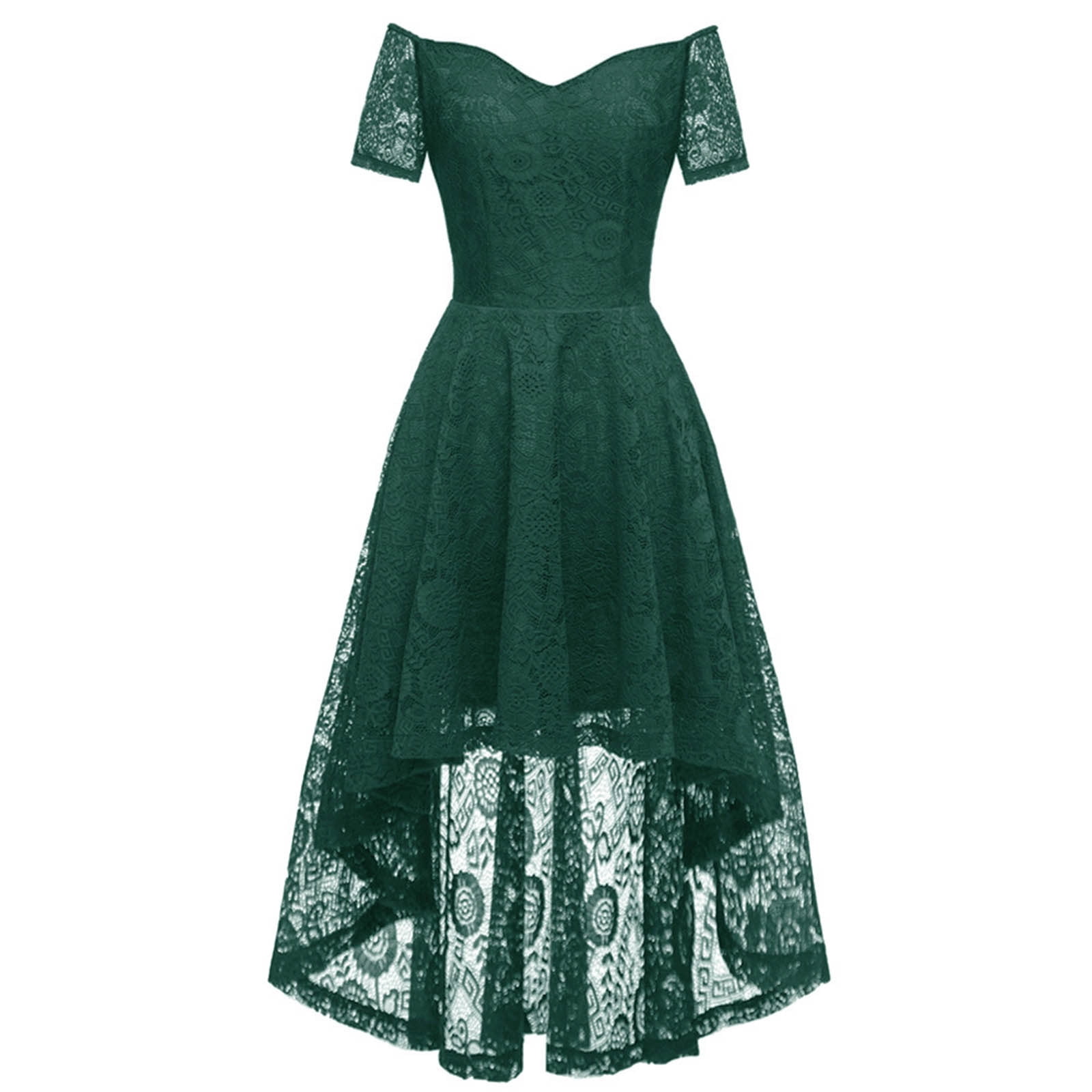 Women Casual Princess Party Dress Vintage A-line Birthday Dress Evening Dress