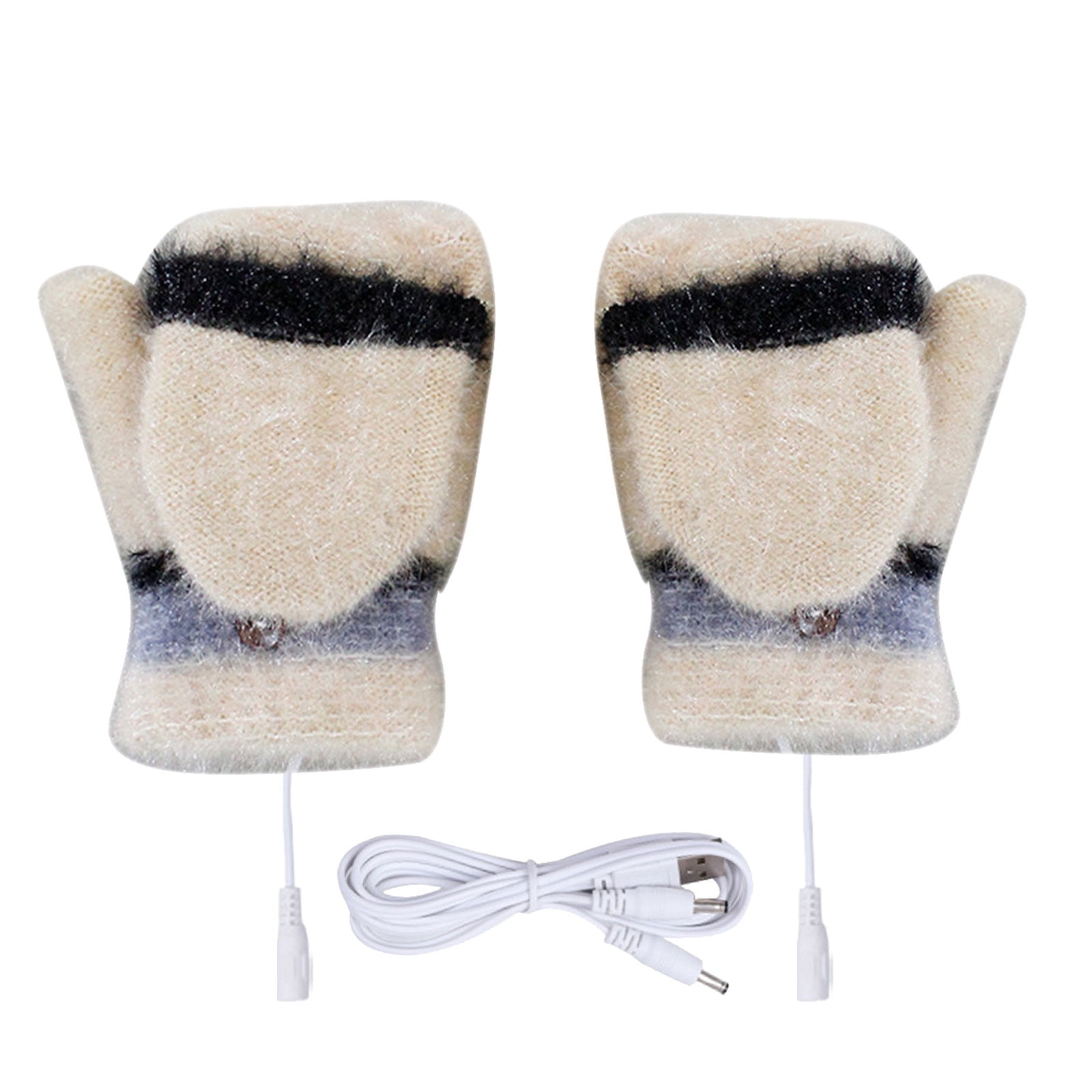 Deago USB Heated Gloves For Women & Men, Mitten Winter Warm Laptop