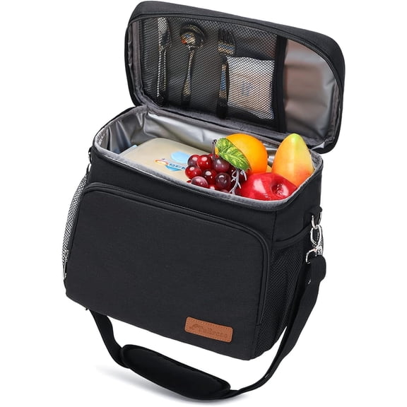 HotAdsFW Insulated Cooler Bag 6/24 Can Collapsible Leakproof Soft Sided Cooler for Car, Portable Foldable Small Ice Chest for Beach Camping Picnic Travel, 5/15qt Lunch Box for Men Work