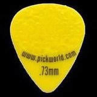 HotGrips Standard Delrin Textured Guitar Pick, 6 Pack, Medium (Yellow, .073)
