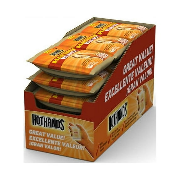 HotHands 10 Hour Hand Warmers, 12 10-Pair Value Packs (120 Pairs)