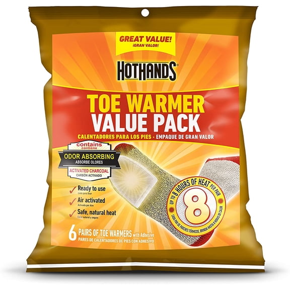 HotHands Adhesive Toe Warmer 144 Pair Value Pack